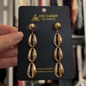 Gold Shell Earrings